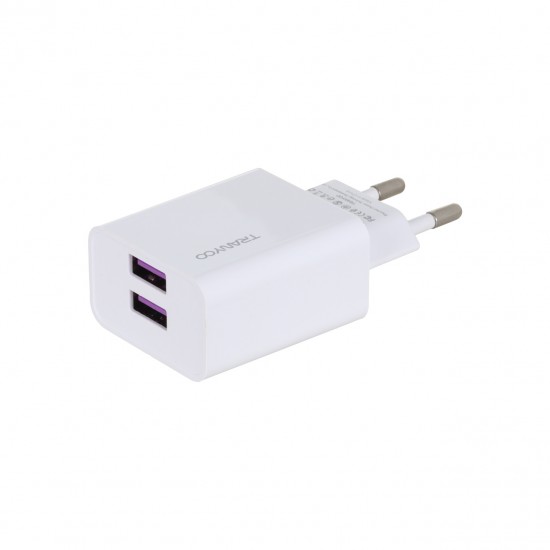 TRANYOO 14W EU Φορτιστής με Θύρες 2 USB TC02