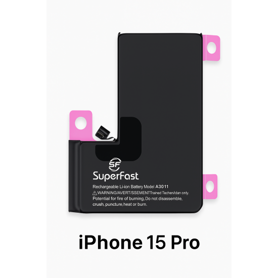 OEM SuperFast Battery iPhone 15 Pro – Model A3011