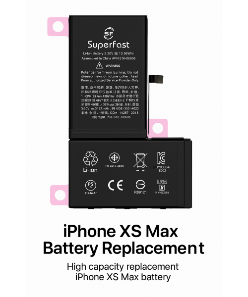 OEM Μπαταρία SuperFast iPhone XS Max – Αντικατάσταση Υψηλής Απόδοσης