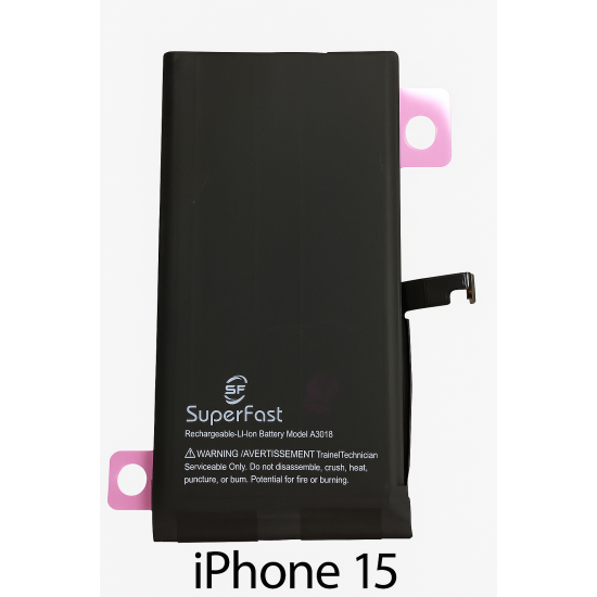 OEM Μπαταρία SuperFast για iPhone 15 (Li-ion 3046mAh)