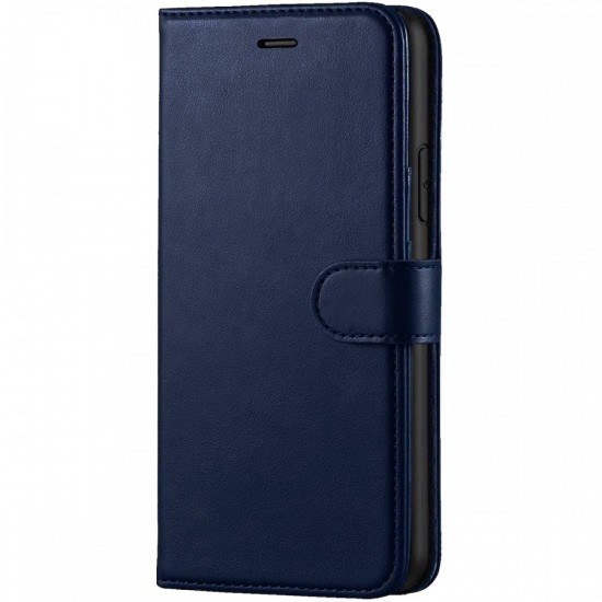 Δερμάτινη θήκη Flip Slim Book Wallet για matte 20 lite-Μπλέ