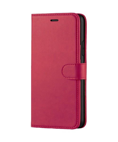 Δερμάτινη θήκη Flip Slim Book Wallet για P40 lite -κοκκίνο