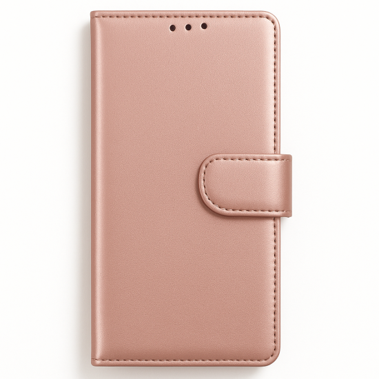 Δερμάτινη θήκη Flip Slim Book Wallet για Honor x8 -ρόζ