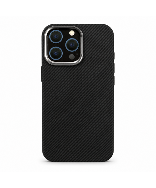 Μαύρη Θήκη Κινητού με Carbon Fiber Σχέδιο iphone 16 pro max