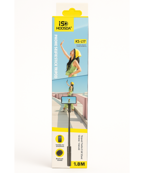 KOOSDA KS-L17 Selfie Stick Tripod με Bluetooth Remote – 1000mm