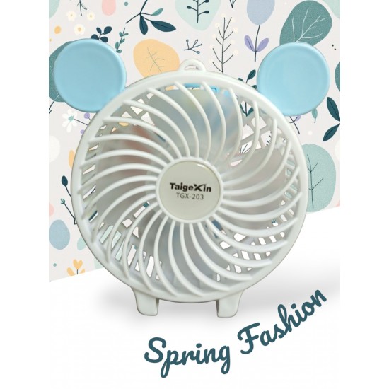 Taigexin TGX -203 Mini Fan Ανεμιστηράκι Χειρός Μπαταρίας -Γαλαζίο Taigexin TGX -203 Mini Fan Ανεμιστηράκι Χειρός Μπαταρίας -Γαλαζίο