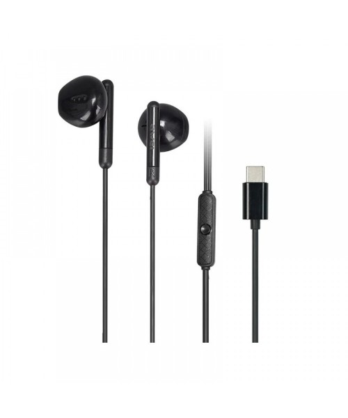Awei PC-6T Earbuds Handsfree με Βύσμα USB-C Μαύρο