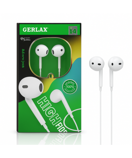 Gerlax Ge14 Headphone 3.5 Jack - Λεύκα