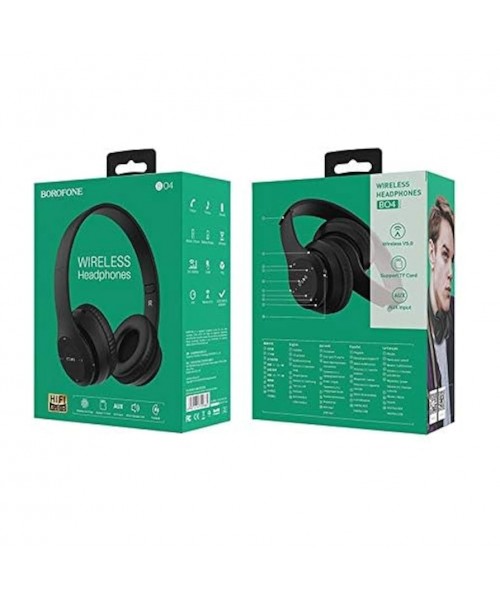 Ακουστικά Borofone BO4 Gratified bluetooth μαύρα