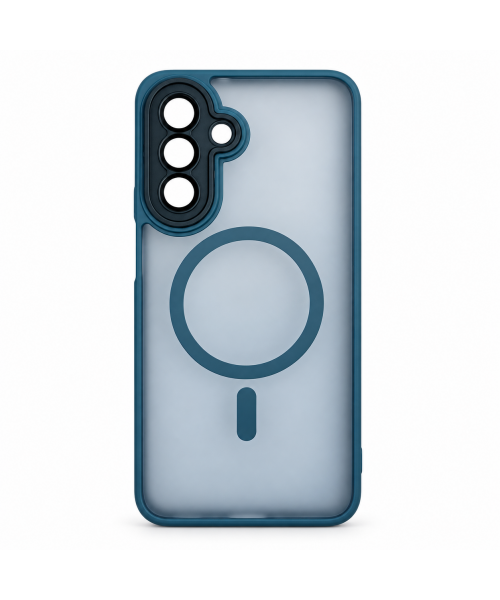 Θήκη Samsung Galaxy A16 5G Magnetic Ring – Μπλε Διάφανη Προστατευτική Θήκη με Μαγνητικό Δαχτυλίδι