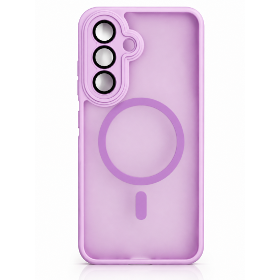 Θήκη Samsung Galaxy A16 5G Magnetic Ring – Μωβ Διάφανη Προστατευτική Θήκη με Μαγνητικό Δαχτυλίδι