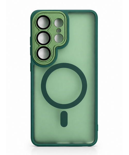 Θήκη Samsung Galaxy S26 Ultra Magnetic Ring – Διάφανη Προστατευτική Θήκη με Μαγνητικό Δαχτυλίδι -Πράσινο