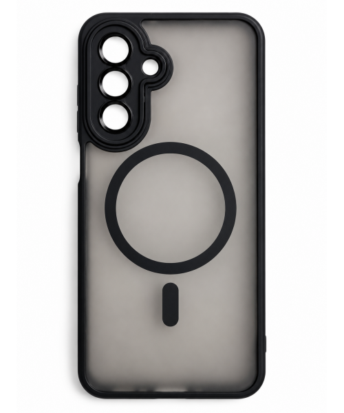 Θήκη Samsung Galaxy A26 5G Magnetic Ring – Μαύρη Διάφανη Προστατευτική Θήκη με Μαγνητικό Δαχτυλίδι