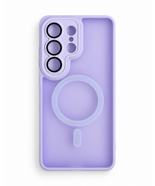 Θήκη Samsung Galaxy S26 Ultra Magnetic Ring – Διάφανη Προστατευτική Θήκη με Μαγνητικό Δαχτυλίδι -Λιλά