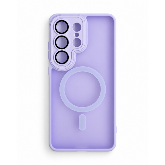Θήκη Samsung Galaxy S26 Ultra Magnetic Ring – Διάφανη Προστατευτική Θήκη με Μαγνητικό Δαχτυλίδι -Λιλά