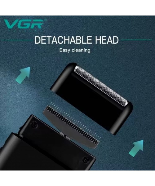 VGR V-390 Ξυριστική Μηχανή Προσώπου Επαναφορτιζόμενη