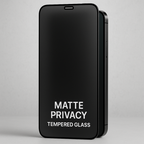 Tempered Glass Matte Privacy για iPhone 17 Pro Max– Αντιχαρακτικό & Anti-Spy