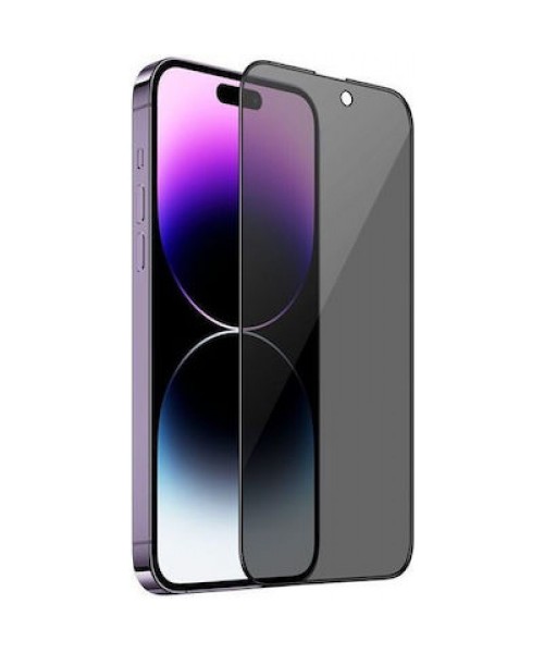 Frame 3D Full Glue Privacy Full Face Tempered Glass Μαύρο(iphone 17 Air)