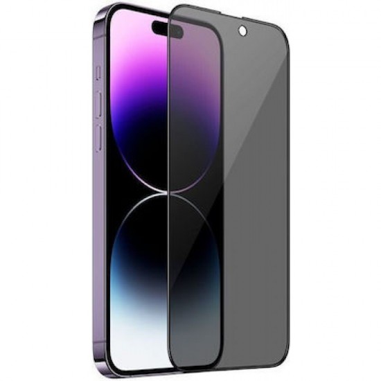 Frame 3D Full Glue Privacy Full Face Tempered Glass Μαύρο(iphone 17 Pro) Frame 3D Full Glue Privacy Full Face Tempered Glass Μαύρο(iphone 17 Pro)