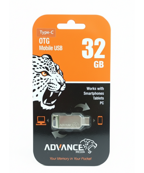ADVANCE MEDIA USB Stick 16GB Type-C OTG (Your Memory in Your Pocket)