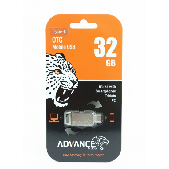 ADVANCE MEDIA USB Stick 16GB Type-C OTG (Your Memory in Your Pocket) ADVANCE MEDIA USB Stick 16GB Type-C OTG (Your Memory in Your Pocket)