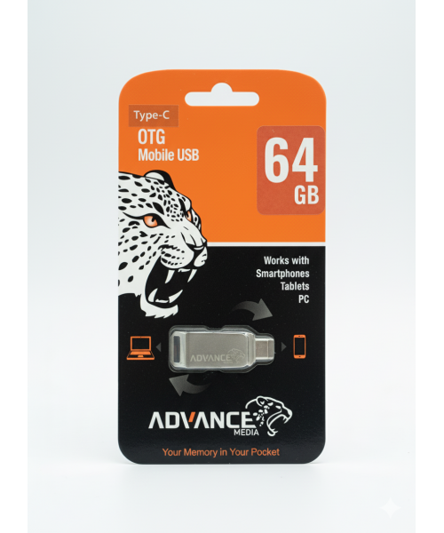 ADVANCE MEDIA USB Stick 16GB Type-C OTG (Your Memory in Your Pocket)
