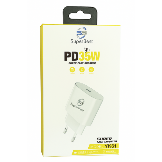 Αντάπτορας PD35W με βύσμα Type c Αντάπτορας PD35W με βύσμα Type c