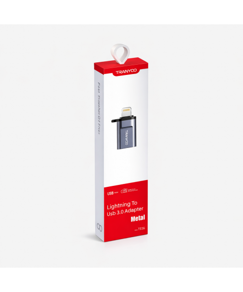 Lightning to USB 3.0 Adapter Metal TRANYOO – Αντάπτορας Lightning σε USB για iPhone & iPad Model T-E16