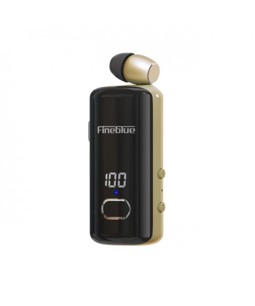 Fineblue F580 In-ear Bluetooth Handsfree Ακουστικό Χρυσό