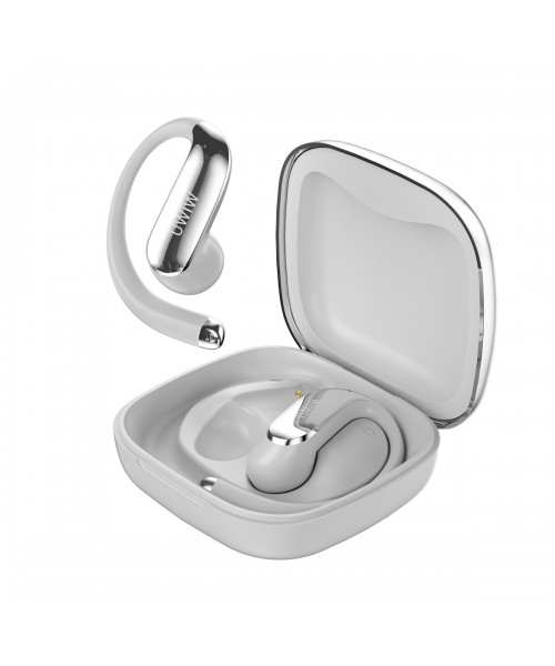 Wiwu Ai303 Earbud Bluetooth Handsfree Ακουστικά με Θήκη Φόρτισης Ασημί