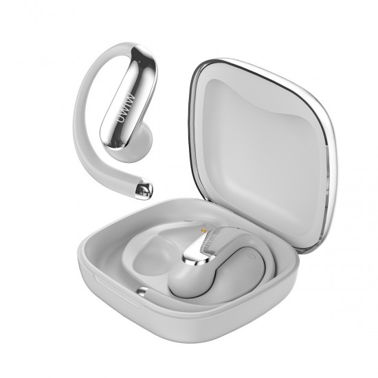 Wiwu Ai303 Earbud Bluetooth Handsfree Ακουστικά με Θήκη Φόρτισης Ασημί