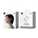 Wiwu Ai303 Earbud Bluetooth Handsfree Ακουστικά με Θήκη Φόρτισης Ασημί