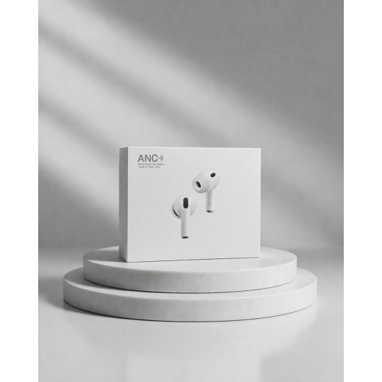Borofone Ασύρματα Bluetooth Ακουστικά BW99 με Θήκη Φόρτισης με ANC -Λευκό