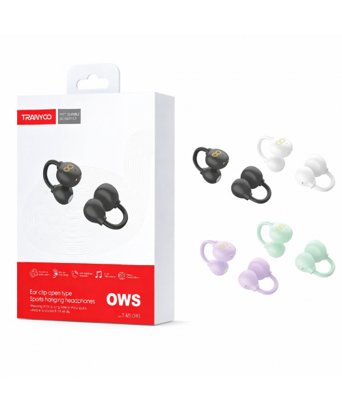 TRANYOO T-M5 OWS Ασύρματα Ακουστικά OWS Open Ear Clip Bluetooth – Αθλητικά Ακουστικά με Άνετη Εφαρμογή