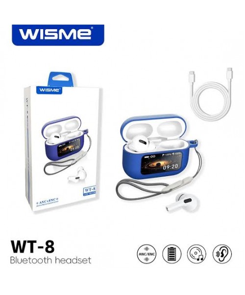  WISME WT 8 BLUETOOTH SMART EARBUDS LED ΟΘΟΝΗ