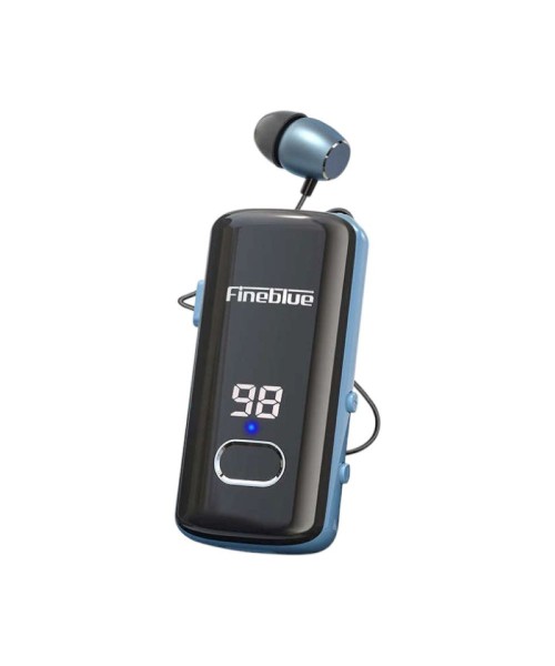 Fineblue F580 In-ear Bluetooth Handsfree Ακουστικό Μπλε