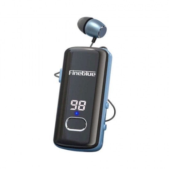 Fineblue F580 In-ear Bluetooth Handsfree Ακουστικό Μπλε