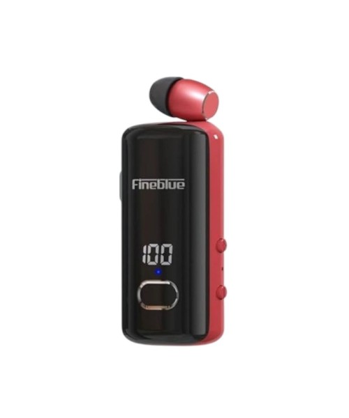 Fineblue F580 In-ear Bluetooth Handsfree Ακουστικό Κόκκινο