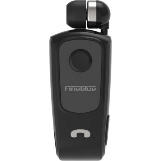 Ασύρματο Bluetooth Ακουστικό Πέτου Fineblue F920 – In-Ear Handsfree με Clip, Μαύρο