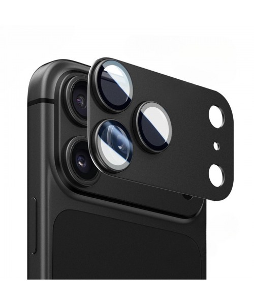 Προστατευτικό Κάλυμμα Κάμερας για iphone 18 PRO MAX  με Μεταλλικό Φινίρισμα – Μαύρο