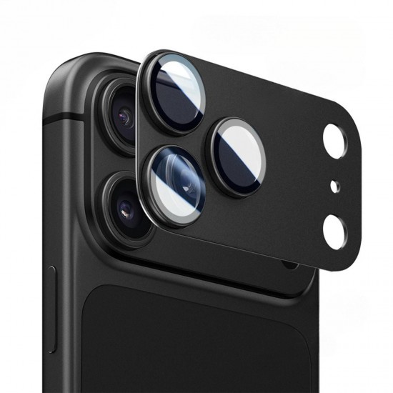 Προστατευτικό Κάλυμμα Κάμερας για iphone 18 PRO MAX  με Μεταλλικό Φινίρισμα – Μαύρο