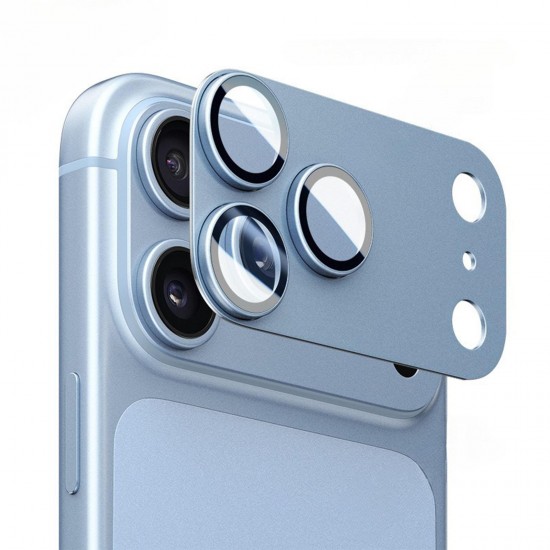 Προστατευτικό Κάλυμμα Κάμερας για iphone 18 PRO MAX  με Μεταλλικό Φινίρισμα – Γαλάζιο
