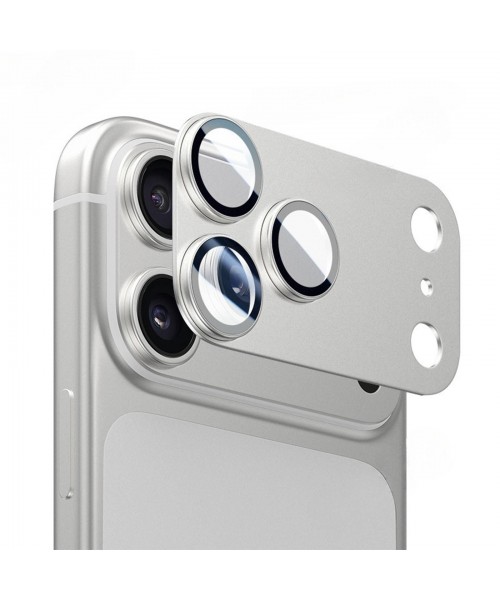 Προστατευτικό Κάλυμμα Κάμερας για iphone 18 PRO MAX  με Μεταλλικό Φινίρισμα – Ασημί