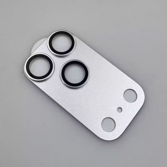 Προστατευτικό Κάλυμμα Κάμερας για iphone 17 pro max με Μεταλλικό Φινίρισμα – Ασημί