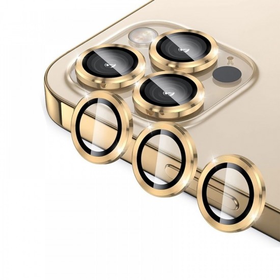 Camera Lens 3-σε-1 Tempered Glass for iPhone 16 Pro / 16 Pro Max 