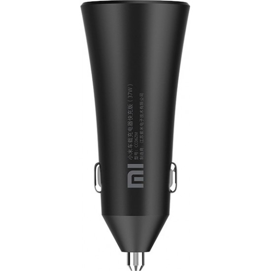 Xiaomi Φορτιστής Αυτοκινήτου 37W 2.25A Γρήγορης Φόρτισης με Θύρες: 2xUSB-A Μαύρο Χρώμα