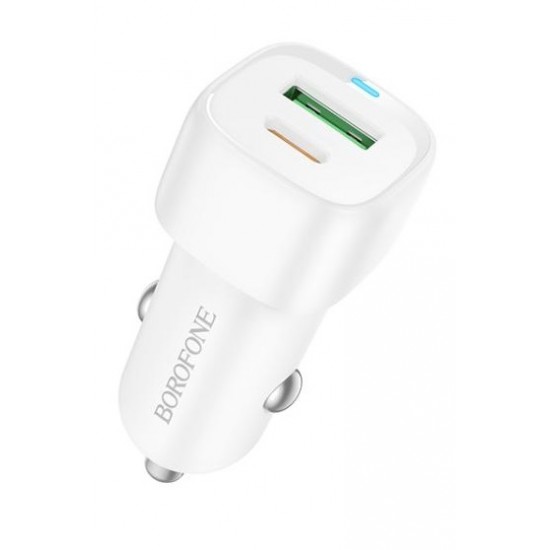 Γρήγορος Φορτιστής Αυτοκινήτου QC3.0 +PD38W Χωρίς Καλώδιο Borofone BZ34B
