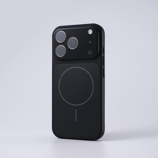 Θήκη iPhone 16 Pro Max “17 Pro Max Look” με MagSafe – Προστασία Κάμερας, Ματ Φινίρισμα (Μαύρο)