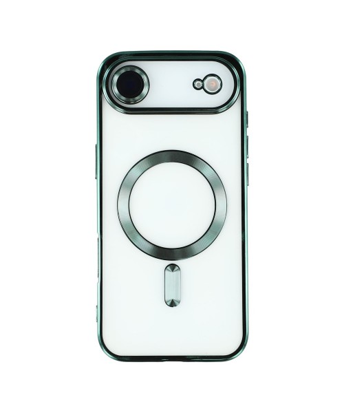 Siipro Back Cover Θηκη Σιλικονης Με Τζαμακι Καμερας Και Magsafe (Iphone 17 Air)-Πράσινο