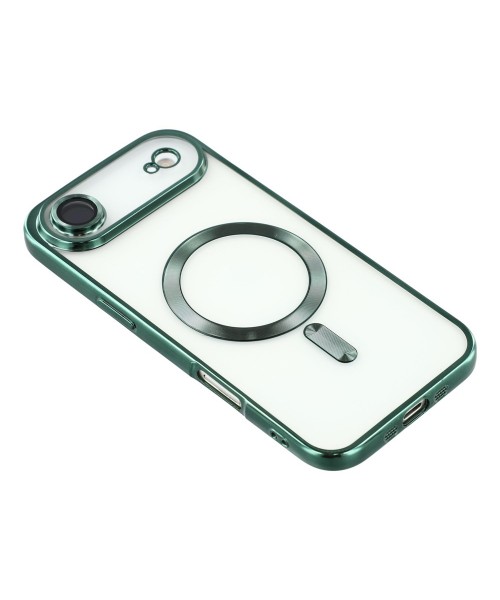 Siipro Back Cover Θηκη Σιλικονης Με Τζαμακι Καμερας Και Magsafe (Iphone 17 Air)-Πράσινο